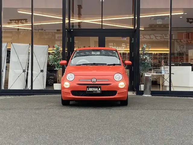フィアット ５００ ツインエア カルト 福岡県 2022(令4)年 2.1万km ビタミニックオレンジ ・1オーナー/・クルーズコントロール/・純正ディスプレイオーディオ/Bluetooth/USB/・バックカメラ/・ドライブレコーダー/・ETC/・保証書/・取扱説明書/・スペアキー