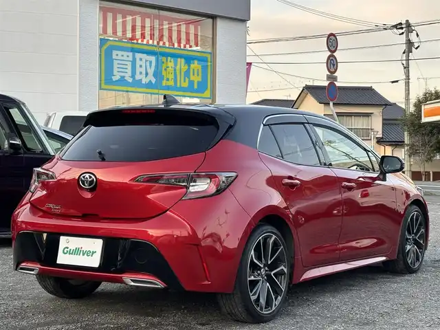 トヨタ カローラ スポーツ G Z 熊本県 2019(令1)年 4.4万km アティチュードブラックマイカ/ダークブルーマイカメタリック 2トーン 純正ディスプレイオーディオ/【ナビ機能付/Bluetooth/ラジオ】/バックカメラ/レーダークルーズコントロール/パドルシフト/プリクラッシュセーフティ/レーントレーシングアシスト/ブラインドスポットモニター/クリアランスソナー/リヤクロストラフィックアラート/パーキングサポートブレーキ/ロードサインアシスト/横滑り防止機能/アイドリングストップ/先行車発進お知らせ機能/ブレーキホールド/ビルトインETC/純正18インチAW/オートライト/オートハイビーム/LEDヘッドライト/フォグランプ/純正フロアマット/ドアバイザー/ISOFIX/スペアタイヤ/保証書/取扱説明書