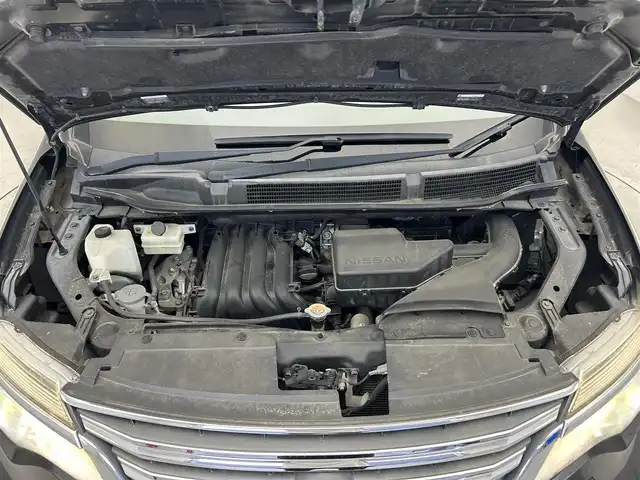 日産 セレナ ハイウェイスター Sハイブリッド 滋賀県 2015(平27)年 6.3万km ダイヤモンドブラック 純正8インチナビ/【Bluetooth/CD/DVD/ワンセグTV】/フリップダウンモニター/バックカメラ/ETC/前後ドラレコ/両側パワースライドドア/LEDヘッドランプ/ステアリングスイッチ/エマージェンシーブレーキ/クルーズコントロール/車線逸脱警報/スマートキー