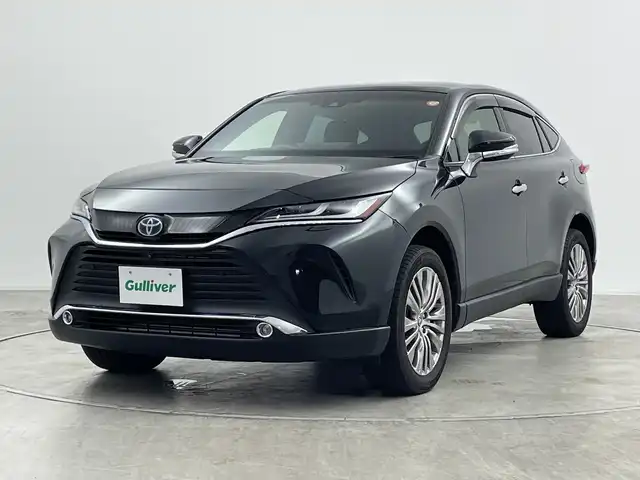 トヨタ ハリアー ハイブリッド Z レザーパッケージ 群馬県 2021(令3)年 2.1万km プレシャスブラックパール 純正１２，３インチディスプレイオーディオ/ビルトインETC２，０/シートヒーター/ステアリングスイッチ/LEDヘッドライト