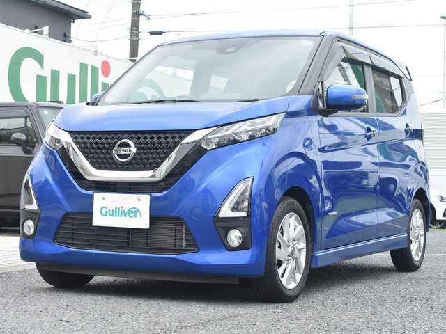 日産 デイズ HWS X プロパイロットED 神奈川県 2019(平31)年 3.1万km オーシャンブルーP プロパイロット/純正メモリナビ/フルセグテレビ/アラウンドビューモニター/プッシュスタート/ドライブレコーダー/ETC/LEDヘッドライト/保証書/取説/ナビ説