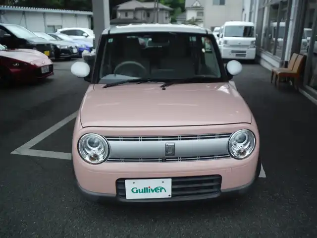 スズキ ラパン S 東京都 2019(令1)年 4.1万km ピンクⅡ 保証書・取説あり/純正8インチナビ・TV（走行中可）/　DVD・BLUETOOTH/　全方位カメラ・ドラレコ/レーダーブレーキサポート/　レーンキープアシスト/　パーキングサポート/運転席シートヒーター/エネチャージ/キセノンライト/スマートキー×2個/社外14インチAW（スタッドレス付）車内