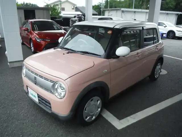 スズキ ラパン S 東京都 2019(令1)年 4.1万km ピンクⅡ 保証書・取説あり/純正8インチナビ・TV（走行中可）/　DVD・BLUETOOTH/　全方位カメラ・ドラレコ/レーダーブレーキサポート/　レーンキープアシスト/　パーキングサポート/運転席シートヒーター/エネチャージ/キセノンライト/スマートキー×2個/社外14インチAW（スタッドレス付）車内