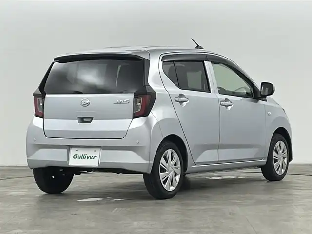 ダイハツ ミラ イース X SAⅢ 福島県 2022(令4)年 1.5万km ブライトシルバーメタリック スマートアシストIII/・衝突警報/・衝突被害軽減ブレーキ/・車線逸脱警報装置/・前後誤発進抑制/・先行車発進お知らせ/・オートマチックハイビーム/オーディオ/・AUX/CD/FM/AM/ベンチシート/LEDヘッドライト/・オートライト/・ヘッドライトレベライザー/リモコンキー/アイドリングストップ/純正フロアマット