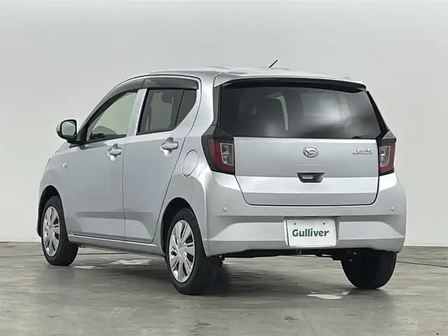 ダイハツ ミラ イース X SAⅢ 福島県 2022(令4)年 1.5万km ブライトシルバーメタリック スマートアシストIII/・衝突警報/・衝突被害軽減ブレーキ/・車線逸脱警報装置/・前後誤発進抑制/・先行車発進お知らせ/・オートマチックハイビーム/オーディオ/・AUX/CD/FM/AM/ベンチシート/LEDヘッドライト/・オートライト/・ヘッドライトレベライザー/リモコンキー/アイドリングストップ/純正フロアマット