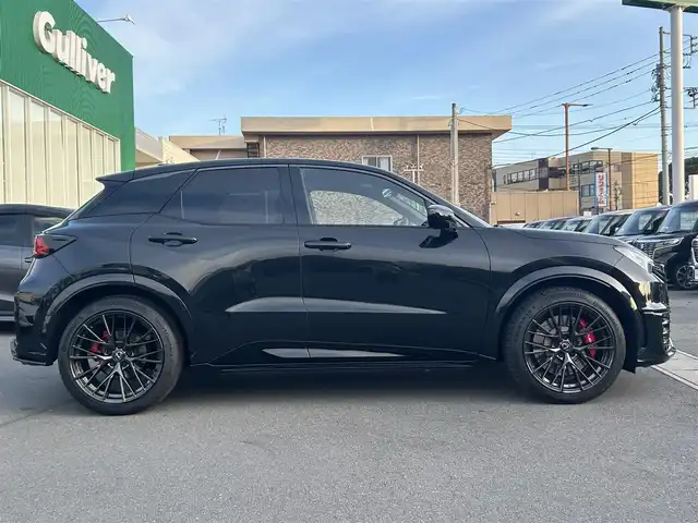 レクサス ＬＢＸ モリゾウ RR 静岡県 2025(令7)年 0.3万km グラファイトブラックガラスフレーク エンジンスタートボタン/パワーステアリング/パワーウィンドウ/4WD/スマートキー/オートエアコン/レーダークルーズコントロール/USB入力端子/純正ETC2.0/バックカメラ/純正ナビ/電動リアゲート/フロアマット/D席N席シートヒーター/D席パワーシート/純正アルミホイール/ABS/横滑り防止装置/コーナーセンサー前後/レーンキープアシスト/オートライト/オートマチックハイビーム/LEDヘッドライト/W+サイドエアバッグ/衝突軽減システム/ワイヤレス充電/ステアリングヒーター/BSM/ヘッドアップディスプレイ