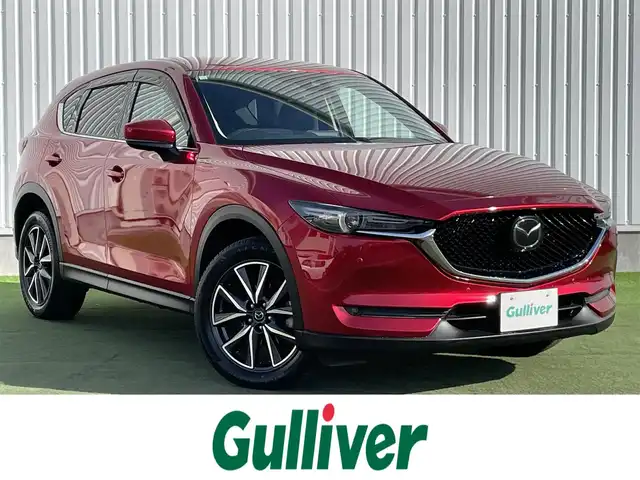マツダ ＣＸ－５ XD Lパッケージ 香川県 2018(平30)年 7.1万km ソウルレッドクリスタルM 登録時走行距離70329km/純正8.8型SDナビ/（フルセグTV/Bluetooth/DVD/USB/AUX）/バックカメラ/純正ドライブレコーダー/衝突軽減ブレーキ/レーンキープアシスト/コーナーセンサー/レーダークルーズコントロール/ブラインドスポットモニター/ヘッドアップディスプレイ/革巻きステアリング/ステアリングスイッチ/ステアリングヒーター/黒革シート/前席パワーシート/運転席メモリー機能/前席シートヒーター/パワーバックドア/電動パーキングブレーキ/オートブレーキホールド/オートライト/LEDヘッドライト/フォグライト/純正19インチアルミホイール/純正フロアマット/ETC/トノカバー/ドアバイザー/ウィンカー付電動格納ミラー（オート開閉機能付）/ISOFIX/デュアルオートエアコン/スマートキー/プッシュスタート