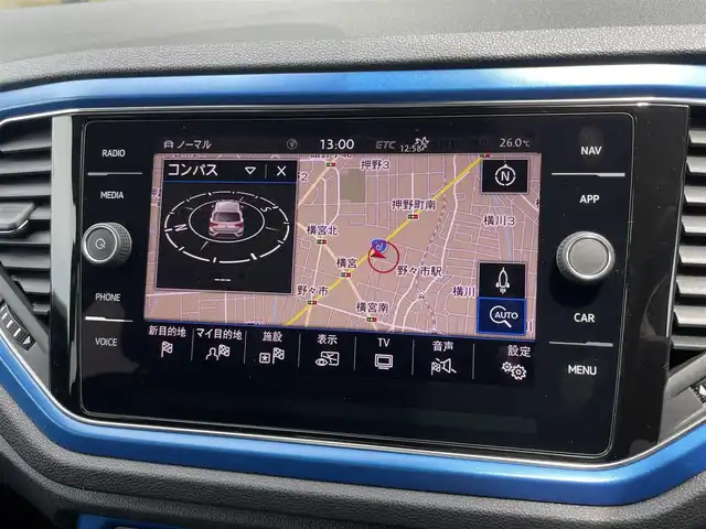 フォルクスワーゲン Ｔ－ロック TDI スタイル デザインPKG 石川県 2020(令2)年 4.4万km 青／白 純正メモリナビ/(Bluetooth/フルセグTV)/ルーフレール/バックカメラ/ETC2.0/電動リアゲート/追従走行付きクルーズコントロール/純正17インチアルミホイール/純正フロアマット/ABS/横滑り防止装置/レーンキープアシスト/盗難防止装置/オートライト/衝突被害軽減システム