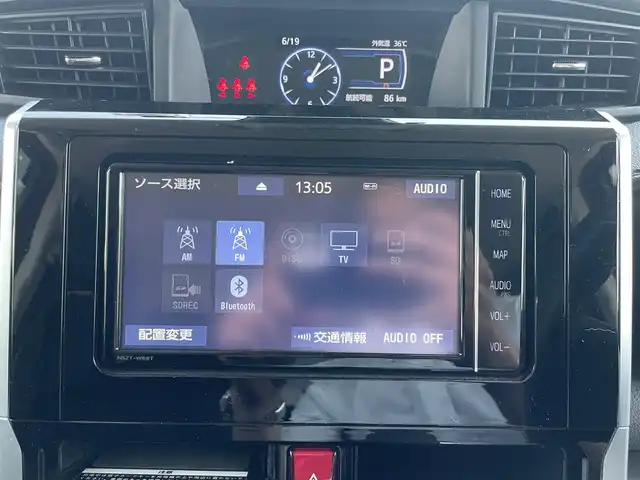 トヨタ ルーミー カスタムG 愛媛県 2021(令3)年 3.7万km ブラックマイカメタリック/ファイアークォーツレッドメタリック 登録時走行距離:36828km/純正メモリナビ/AM/FM/CD/DVD/フルセグTV/SD/Bluetooth/バックカメラ/前後ドライブレコーダー/ETC/アイドリングストップ/衝突軽減システム/横滑り防止装置/レーダークルーズコントロール/LEDヘッドライト/オートライト/両側パワースライドドア/エンジンスタートボタン/スマートキー/純正アルミホイール/コーナーセンサー/HAC