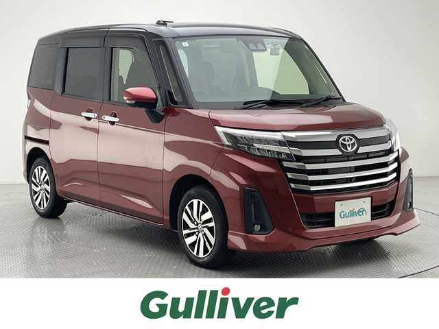 トヨタ ルーミー カスタムG 兵庫県 2021(令3)年 3.7万km ブラックマイカメタリック/ファイアークォーツレッドメタリック 登録時走行距離:36828km/純正メモリナビ/AM/FM/CD/DVD/フルセグTV/SD/Bluetooth/バックカメラ/前後ドライブレコーダー/ETC/アイドリングストップ/衝突軽減システム/横滑り防止装置/レーダークルーズコントロール/LEDヘッドライト/オートライト/両側パワースライドドア/エンジンスタートボタン/スマートキー/純正アルミホイール/コーナーセンサー/HAC