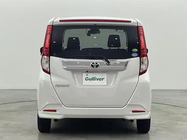 トヨタ ルーミー カスタムG S 福岡県 2018(平30)年 9.2万km パールホワイトⅢ 純正９型ナビ（ＢＴ，フルセグＴＶ）　/バックカメラ　/ビルトインＥＴＣ２．０　/前後ドラレコ　/クルーズコントロール　/コーナーセンサー　/衝突軽減ブレーキ　/両側電動スライドドア　/純正１４インチＡＷ　/ＬＥＤライト