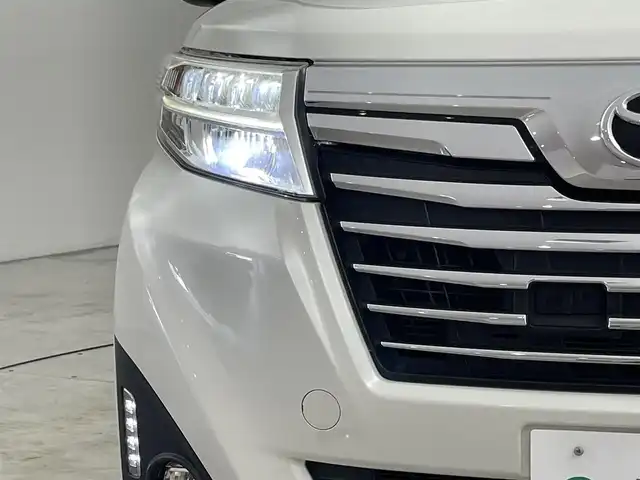 トヨタ ルーミー カスタムG S 福岡県 2018(平30)年 9.2万km パールホワイトⅢ 純正９型ナビ（ＢＴ，フルセグＴＶ）　/バックカメラ　/ビルトインＥＴＣ２．０　/前後ドラレコ　/クルーズコントロール　/コーナーセンサー　/衝突軽減ブレーキ　/両側電動スライドドア　/純正１４インチＡＷ　/ＬＥＤライト