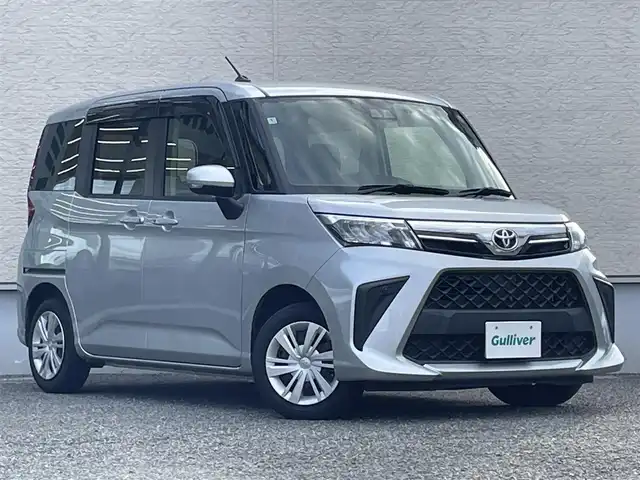 トヨタ ルーミー G 大阪府 2022(令4)年 2万km ブライトシルバーM ワンオーナー/純正SDメモリナビ(NSZT-W68T)/BT/CD/SD/TV/360度カメラ/前後ドラレコ(NSZT-W68T)/前席シートヒーター/両側パワースライドドア/前後コーナーセンサー/LEDヘッドライト/後席ロールサンシェード/純正フロアマット/スペアキー/ETC2.0
