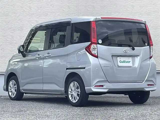 トヨタ ルーミー G 大阪府 2022(令4)年 2万km ブライトシルバーM ワンオーナー/純正SDメモリナビ(NSZT-W68T)/BT/CD/SD/TV/360度カメラ/前後ドラレコ(NSZT-W68T)/前席シートヒーター/両側パワースライドドア/前後コーナーセンサー/LEDヘッドライト/後席ロールサンシェード/純正フロアマット/スペアキー/ETC2.0