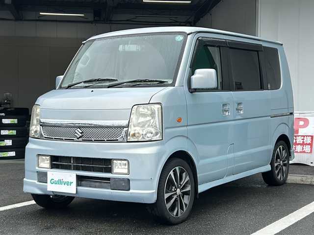 スズキ エブリィ ワゴン PZターボ 京都府 2009(平21)年 13.7万km アクアマリンブルーオパールメタリック