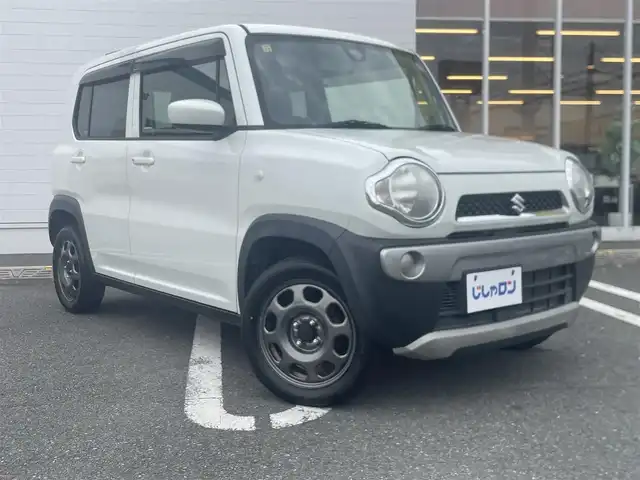 スズキ ハスラー G ターボ 熊本県 2014(平26)年 7.4万km パールホワイト (株)IDOMが運営する【じしゃロン熊本店】の自社ローン専用車両になります。こちらは現金またはオートローンご利用時の価格です。自社ローンご希望の方は別途その旨お申付け下さい　/カーオディオ（CX211BK）/CD/シートヒーター/衝突被害軽減ブレーキ/ハロゲンヘッドライト/スマートキー