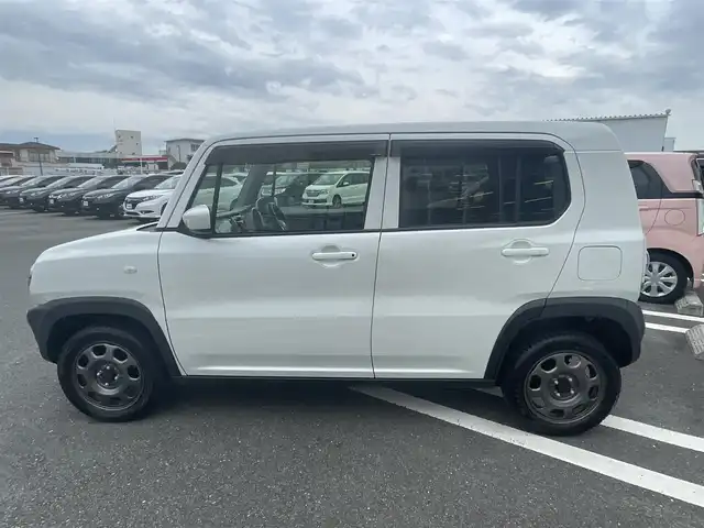 スズキ ハスラー G ターボ 熊本県 2014(平26)年 7.4万km パールホワイト (株)IDOMが運営する【じしゃロン熊本店】の自社ローン専用車両になります。こちらは現金またはオートローンご利用時の価格です。自社ローンご希望の方は別途その旨お申付け下さい　/カーオディオ（CX211BK）/CD/シートヒーター/衝突被害軽減ブレーキ/ハロゲンヘッドライト/スマートキー