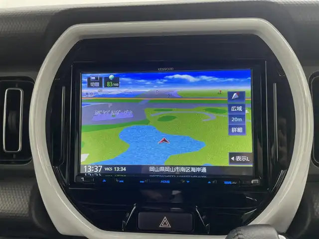 スズキ ハスラー HYBRID X 岡山県 2022(令4)年 2.5万km オフブルーM ワンオーナー		/純正メモリナビゲーション		/【フルセグ/Bluetooth/DVD/MSV】	/スズキセーフティーサポート/・デュアルセンサーブレーキサポート/・ハイビームアシスト/・車線逸脱警報機能/・誤発進抑制機能/・ふらつき警報機能/・先行車発進お知らせ機能/・後退時ブレーキサポート/・後方誤発進抑制機能/・標識認識機能	/バックカメラ	/純正15inアルミホイール+サマータイヤ：装着			/レーダークルーズコントロール		/ビルトインETC		/LEDヘッドライト（AUTO機能付き）		/前席シートヒーター			/純正ドライブレコーダー			/スマートキー		/ステアリングスイッチ		/プッシュスタート		/コーナーセンサー(後ろのみ)				/フロアマット/新車保証書/取扱説明書/スペアキー×１