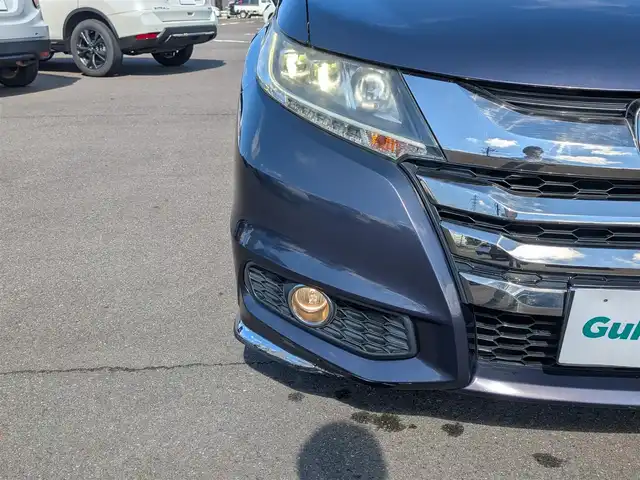 ホンダ オデッセイ アブソルート EX 福井県 2013(平25)年 9.4万km グラマラスモーブP 純正ナビ/フルセグテレビ/バックカメラ/両側パワースライドドア/ブラインドスポットモニター/クルーズコントロール/横滑り防止装置/アイドリングストップ/レーンキープアシスト/盗難防止装置/前後コーナーセンサー/ETC/純正フロアマット/エンジンスタートボタン/ハーフレザーシート/ダブル＋サイドエアバッグ/カーテンエアバッグ/LEDヘッドライト/純正18インチAW/スマートキー