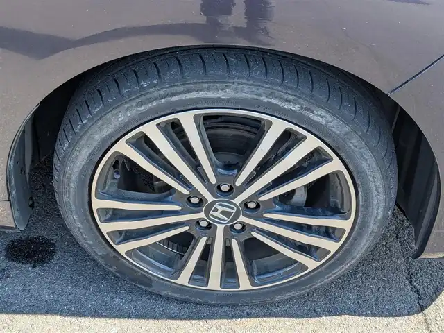 ホンダ オデッセイ アブソルート EX 福井県 2013(平25)年 9.4万km グラマラスモーブP 純正ナビ/フルセグテレビ/バックカメラ/両側パワースライドドア/ブラインドスポットモニター/クルーズコントロール/横滑り防止装置/アイドリングストップ/レーンキープアシスト/盗難防止装置/前後コーナーセンサー/ETC/純正フロアマット/エンジンスタートボタン/ハーフレザーシート/ダブル＋サイドエアバッグ/カーテンエアバッグ/LEDヘッドライト/純正18インチAW/スマートキー