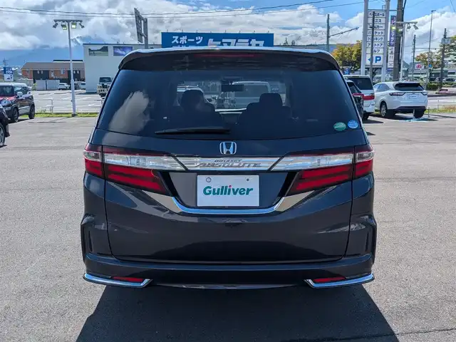 ホンダ オデッセイ アブソルート EX 福井県 2013(平25)年 9.4万km グラマラスモーブP 純正ナビ/フルセグテレビ/バックカメラ/両側パワースライドドア/ブラインドスポットモニター/クルーズコントロール/横滑り防止装置/アイドリングストップ/レーンキープアシスト/盗難防止装置/前後コーナーセンサー/ETC/純正フロアマット/エンジンスタートボタン/ハーフレザーシート/ダブル＋サイドエアバッグ/カーテンエアバッグ/LEDヘッドライト/純正18インチAW/スマートキー