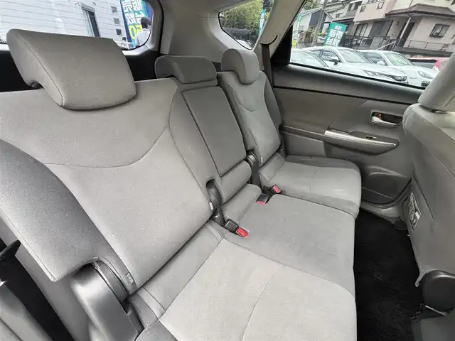 トヨタ プリウス α S 熊本県 2013(平25)年 7.9万km グレーメタリック アルパイン9型ナビ（EX009V)/【フルセグTV/CD/DVD/Bluetooth】/バックカメラ/純正16インチAW/ビルトインETC/プッシュスタート/スマートキー/ウィンカーミラー/オートライト/カーテンエアバック/純正フロアマット/保証書/取扱説明書
