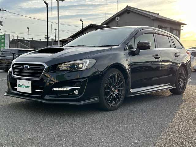 スバル レヴォーグ 1．6GT－S アイサイト 広島県 2017(平29)年 10.9万km クリスタルブラックシリカ STiパフォーマンスパッケージ/・STiフルエアロ（F・S・R）/・STiスカートリップ/・STiフレキシブルドロースティフナー/・STiフレキシブルタワーバー/レッドキャリパー/柿本改マフラー/WedsSport18インチAW/ビルシュタインダンパー/ワンオーナー/carrozzeriaナビ（CD/DVD/フルセグTV/Bluetooth）/バックカメラ/ETC/シートヒーター/パワーシート/衝突被害軽減ブレーキ/車線逸脱警報/ブラインドスポットモニター/レーダークルーズコントロール/コーナーセンサー