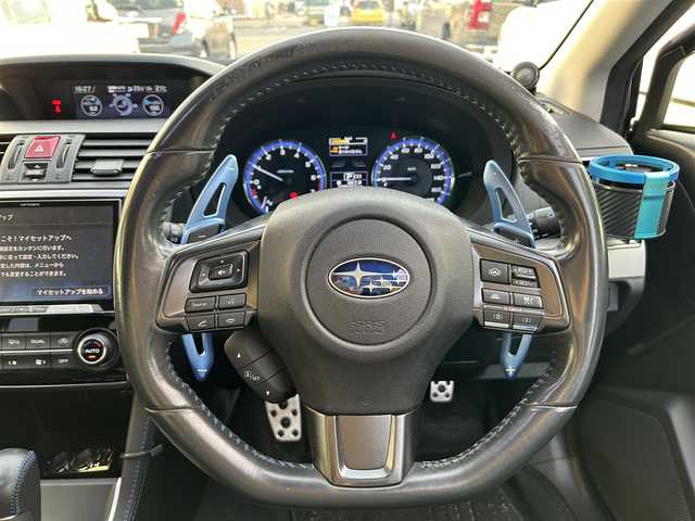 スバル レヴォーグ 1．6GT－S アイサイト 広島県 2017(平29)年 10.9万km クリスタルブラックシリカ STiパフォーマンスパッケージ/・STiフルエアロ（F・S・R）/・STiスカートリップ/・STiフレキシブルドロースティフナー/・STiフレキシブルタワーバー/レッドキャリパー/柿本改マフラー/WedsSport18インチAW/ビルシュタインダンパー/ワンオーナー/carrozzeriaナビ（CD/DVD/フルセグTV/Bluetooth）/バックカメラ/ETC/シートヒーター/パワーシート/衝突被害軽減ブレーキ/車線逸脱警報/ブラインドスポットモニター/レーダークルーズコントロール/コーナーセンサー