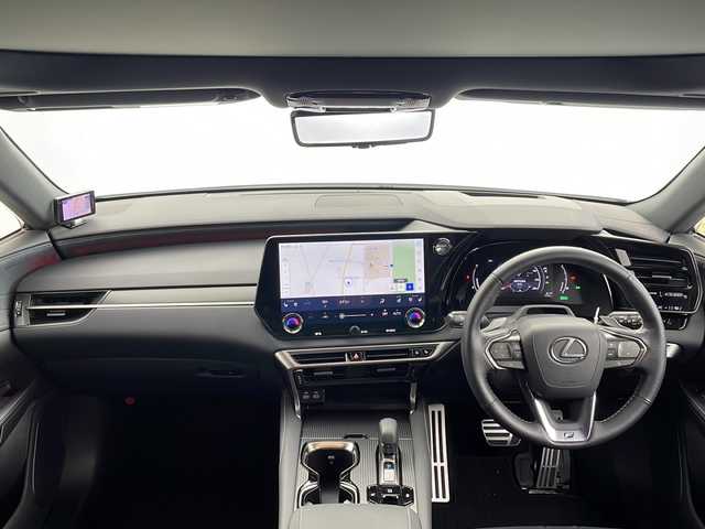 レクサス ＲＸ 500h Fスポーツパフォーマンス 茨城県 2023(令5)年 0.6万km ホワイトノーヴァガラスフレーク １４インチ純正ディスプレイオーディオ　全周囲モニター　ＥＴＣ２．０　パノラマルーフ　追従クルコン　シートエアコン　置くだけ充電　ＢＳＭ　ＨＵＤ　ステアリングヒーター　ＬＥＤライト　コーナーセンサー