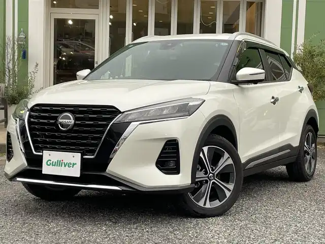 日産 キックス X 埼玉県 2021(令3)年 1.3万km ブリリアントホワイトパール ワンオーナー/プロパイロット/アラウンドビューモニター/日産純正ディスプレイオーディオ/・BT/USB/Apple Car Play/ディスプレイ連動ドライブレコーダー/ハーフレザーシート/LEDヘッドライト/クリアランスソナー/純正17インチアルミ/ビルトインETC/衝突軽減ブレーキ/プッシュスタート/スマートキー/保証書付整備手帳/取扱説明書