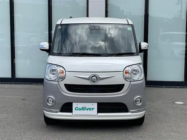 ダイハツ ムーヴ キャンバス G ブラックインテリア リミテッド SAⅢ 大阪府 2020(令2)年 4.9万km パールホワイトⅢ/スムースグレーマイカメタリック 2トーン 社外ナビ/   フルセグTV/CD/DVD/Bluetooth/USB/全方位モニター/衝突軽減ブレーキ/横滑り防止装置/両側パワースライドドア/アイドリングストップ/オートマチックハイビーム/ステアリングスイッチ/ドライブレコーダー/純正フロアマット/プッシュスタート/スマートキー/ＥＴＣ/ＬＥＤライト