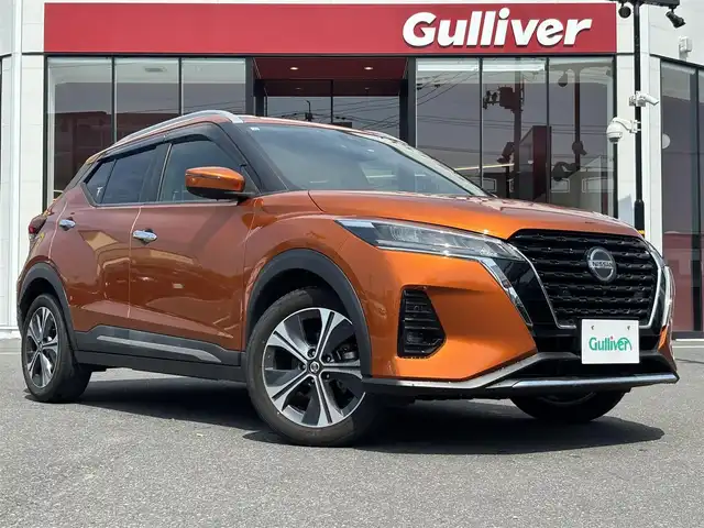 日産 キックス X ツートーンインテリアED 宮城県 2020(令2)年 6.6万km プレミアムコロナオレンジ 登録時走行距離65729Km/純正ナビ　/・フルセグＴＶ/・Ｂｌｕｅｔｏｏｔｈ　/レザーシート/ステアリングヒーター/シートヒーター　　/デジタルインナーミラー/プッシュスタート/スマートキー/全方位カメラ　/衝突軽減ブレーキ　/クルーズコントロール/ＥＴＣ/レーンキープ/ＬＥＤライト /ドライブレコーダー