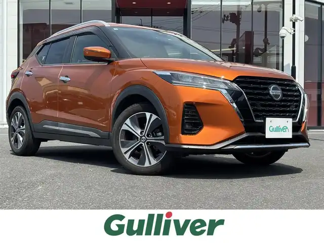 日産 キックス X ツートーンインテリアED 宮城県 2020(令2)年 6.6万km プレミアムコロナオレンジ 登録時走行距離65729Km/純正ナビ　/・フルセグＴＶ/・Ｂｌｕｅｔｏｏｔｈ　/レザーシート/ステアリングヒーター/シートヒーター　　/デジタルインナーミラー/プッシュスタート/スマートキー/全方位カメラ　/衝突軽減ブレーキ　/クルーズコントロール/ＥＴＣ/レーンキープ/ＬＥＤライト /ドライブレコーダー