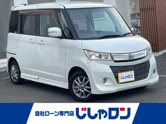 スズキ パレット ＳＷ TS 埼玉県 2011(平23)年 6.8万km パールホワイト (株)IDOMが運営する【じしゃロン川越店】の自社ローン専用車両になります。こちらは現金またはオートローンご利用時の価格です。自社ローンご希望の方は別途その旨お申付け下さい/禁煙車/社外ナビ/Ｂカメラ/Ｂｌｕｅｔｏｏｔｈ/ＴＶ/両側パワースライドドア/ＨＩＤ/ＥＴＣ/スマートキー/プッシュスタート