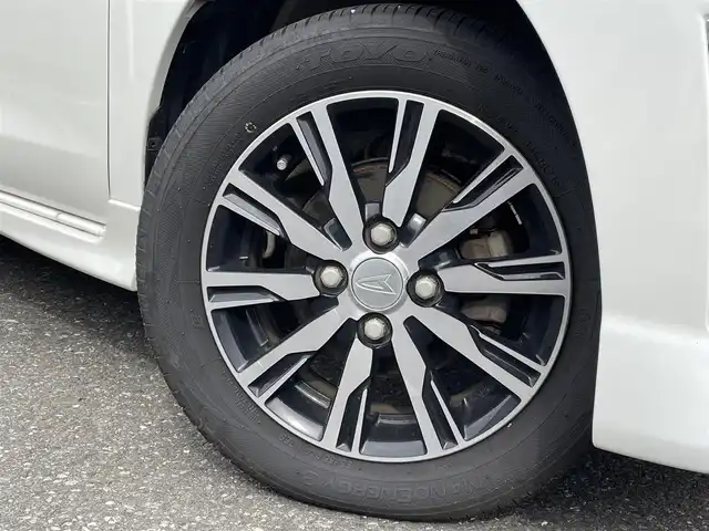 ダイハツ タント カスタム X トップED SAⅡ 青森県 2015(平27)年 7.3万km 白 4WD/社外ナビ/バックカメラ/フルセグTV/衝突軽減ブレーキ/片側パワースライドドア/オートライト/ETC