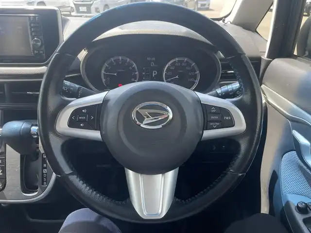 ダイハツ ムーヴ カスタム RS SA 宮崎県 2015(平27)年 7.7万km メテオライトグレーイリュージョナルP 純正ナビゲーション（NSZP-W65DE）/　AM FM CD DVD TV BT/ドライブレコーダー/バックカメラ/スマートアシスト/アイドリングストップ/ETC車載器/純正アルミホイール/横滑り防止装置/オートエアコン/スマートキー/プッシュスタート/パワーウィンドウ