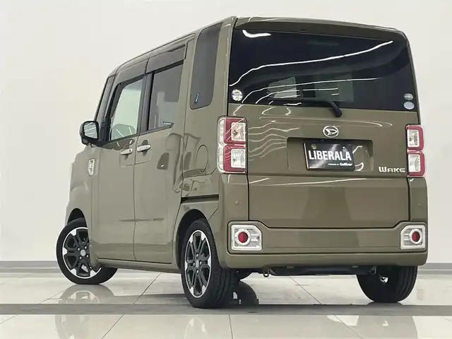 ダイハツ ウェイク 岡山県 2017(平29)年 3.9万km オフビートカーキM 社外ナビ/フルセグtv/両側パワースライド/コーナーセンサー/プリクラッシュセーフティ