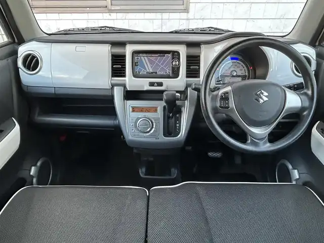 スズキ ハスラー G 福岡県 2014(平26)年 11.4万km パールホワイト ワンオーナー/純正メモリナビ/　(AM/FM/ワンセグTV)/バックカメラ/レーダーブレーキサポート/横滑り防止/アイドリングストップ/コムテック前方ドライブレコーダー【DC-DR410】/ETC/電格ウインカーミラー/ドアバイザー/プッシュスタート/ステアリングスイッチ/USBポート/スペアキー×1/ISOFIX/保証書/取扱説明書/ナビ取扱説明書