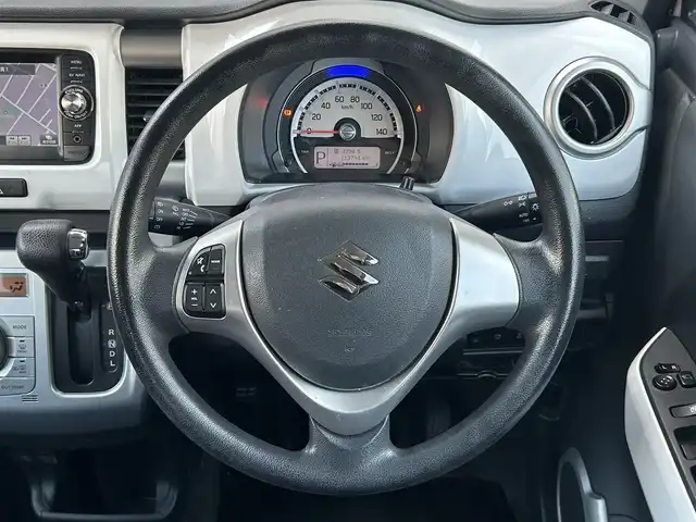 スズキ ハスラー G 福岡県 2014(平26)年 11.4万km パールホワイト ワンオーナー/純正メモリナビ/　(AM/FM/ワンセグTV)/バックカメラ/レーダーブレーキサポート/横滑り防止/アイドリングストップ/コムテック前方ドライブレコーダー【DC-DR410】/ETC/電格ウインカーミラー/ドアバイザー/プッシュスタート/ステアリングスイッチ/USBポート/スペアキー×1/ISOFIX/保証書/取扱説明書/ナビ取扱説明書