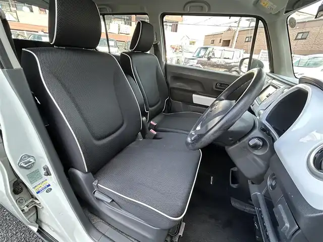 スズキ ハスラー G 福岡県 2014(平26)年 11.4万km パールホワイト ワンオーナー/純正メモリナビ/　(AM/FM/ワンセグTV)/バックカメラ/レーダーブレーキサポート/横滑り防止/アイドリングストップ/コムテック前方ドライブレコーダー【DC-DR410】/ETC/電格ウインカーミラー/ドアバイザー/プッシュスタート/ステアリングスイッチ/USBポート/スペアキー×1/ISOFIX/保証書/取扱説明書/ナビ取扱説明書