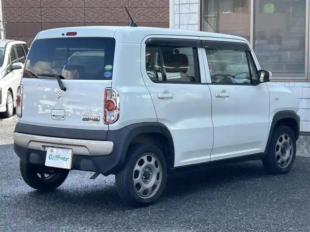 スズキ ハスラー G 福岡県 2014(平26)年 11.4万km パールホワイト ワンオーナー/純正メモリナビ/　(AM/FM/ワンセグTV)/バックカメラ/レーダーブレーキサポート/横滑り防止/アイドリングストップ/コムテック前方ドライブレコーダー【DC-DR410】/ETC/電格ウインカーミラー/ドアバイザー/プッシュスタート/ステアリングスイッチ/USBポート/スペアキー×1/ISOFIX/保証書/取扱説明書/ナビ取扱説明書