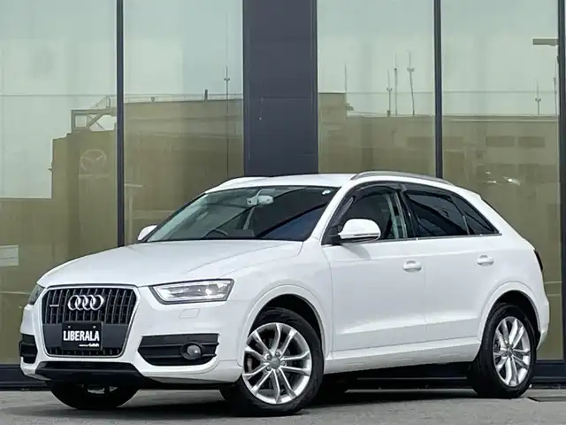 アウディ Ｑ３ 2．0 TFSI クワトロ 211PS 石川県 2015(平27)年 2.7万km 白 純正18incAW/純正HDDナビ/バックカメラ/前後ソナー/ドライブレコーダー(全方位型)/キーレスエントリー/エンジンスタートボタン/オートライト/HIDヘッドライト/フォグランプ(前後)/トノカバー/ドアバイザー/ETC