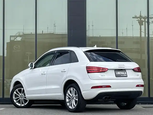 アウディ Ｑ３ 2．0 TFSI クワトロ 211PS 石川県 2015(平27)年 2.7万km 白 純正18incAW/純正HDDナビ/バックカメラ/前後ソナー/ドライブレコーダー(全方位型)/キーレスエントリー/エンジンスタートボタン/オートライト/HIDヘッドライト/フォグランプ(前後)/トノカバー/ドアバイザー/ETC