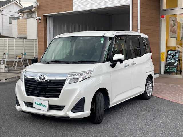 トヨタ ルーミー G S 埼玉県 2018(平30)年 5.2万km パールホワイトⅢ メモリ-ナビ/フルセグテレビ/バックカメラ/アイドリングストップ/ウィンカーミラー/クルーズコントロール/ドアバイザー/プッシュスタート/両側パワースライドドア/ETC/後席サンシェード/前ドラレコ/保証書/取扱説明書