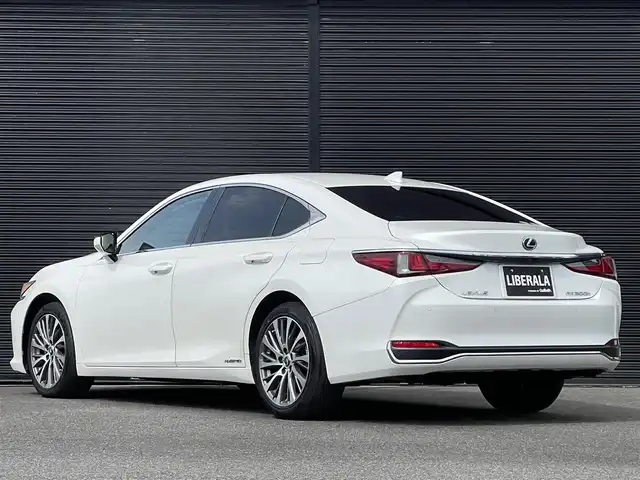 レクサス ＥＳ 300h 山梨県 2019(令1)年 4万km ソニッククォーツ 純正メモリナビ/フルセグ/Bluetooth/バックカメラ/三眼LED/SR/プリクラッシュ/レーダークルーズコントロール/LKA/BSM/ベージュ革/シートヒーター /ベンチレーション/リアサンシェード/ETC2.0/純正18インチAW