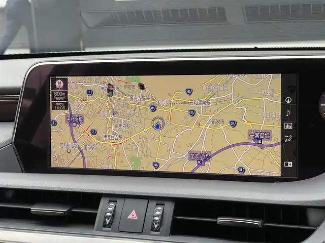 レクサス ＥＳ 300h 山梨県 2019(令1)年 4万km ソニッククォーツ 純正メモリナビ/フルセグ/Bluetooth/バックカメラ/三眼LED/SR/プリクラッシュ/レーダークルーズコントロール/LKA/BSM/ベージュ革/シートヒーター /ベンチレーション/リアサンシェード/ETC2.0/純正18インチAW