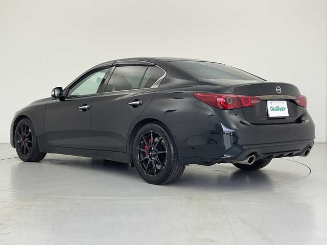 日産 スカイライン 400R 愛知県 2023(令5)年 1.2万km ＤグリーンＭ 法人ワンオーナー/カラーコードDAP ミッドナイトパープル（RM）/８インチ＆７インチツインディスプレイ純正ナビ/・フルセグ/・CD/DVD/・Bluetooth/・USB・AUX/インテリジェントアラウンドビューモニター/純正ドライブレコーダー/ビルトインETC/BOSEサウンドシステム/インテリジェントエマージェンシーブレーキ/後側方衝突防止支援システム/車線逸脱防止支援システム/インテリジェントクルーズコントロール/ハイビームアシスト・アクティブAFS/パーソナルドライビングポジションメモリーシステム/運転席・助手席パワーシート/シートヒーター/ウェッズスポーツアルミホイール