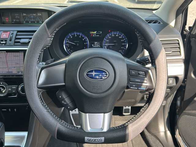 スバル レヴォーグ 1．6GT 岐阜県 2014(平26)年 13.5万km クリスタルブラックシリカ /社外カロッツェリア7インチSDナビ/(ワンセグTV/FM/AM/AUX)//バックカメラ//ドラレコ前//ビルトインETC//クルーズコントロール//インテリジェントドライブモード//パドルシフト//雨天感知式ワイパー//純正AW17インチスタッドレスタイヤ×4//ステアリングスイッチ//アイドリングストップ//スマートキー//スペアキー×1//HDMI//取説//保証書