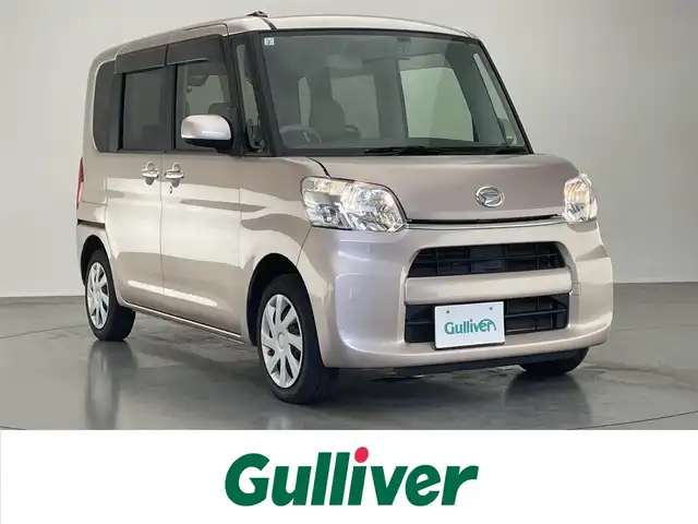 ダイハツ タント X 愛知県 2015(平27)年 6.2万km ライトローズマイカメタリック 純正ナビ　両側パワースライドドア　禁煙　フルセグTV　DVD再生　バックカメラ　Bluetooth　前後ドラレコ　ハロゲンライト　オートライト　スマートキー　プッシュスタート　純正フロアマット　USB　アイドリングストップ