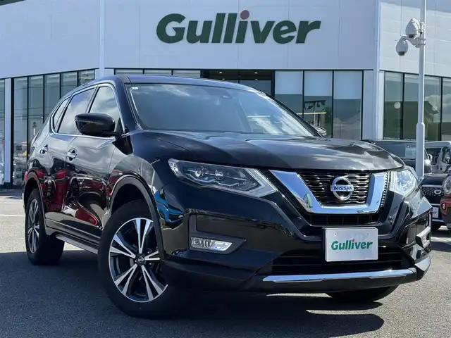 日産 エクストレイル 20X 長崎県 2018(平30)年 10.7万km ダイヤモンドブラック ワンオーナー/純正SDナビ(FM/AM/BT/ワンセグ/CD/DVD)/プッシュスタート/スマートキー/ステアリングスイッチ/パートタイム4WD/ビルトインETC/純正ドラレコ/純正フロアマット/純正18インチアルミホイール/バックカメラ/アイドリングストップ/パワーバックドア/ABS/横滑り防止装置/前後コーナーセンサー/オートライト/ヒルディセントコントロール/LEDヘッドライト/SRSダブルエアバッグ/ISOFIX/車両取扱説明書/ナビ取扱説明書/ドラレコ取扱説明書/保証書/スペアキー1本